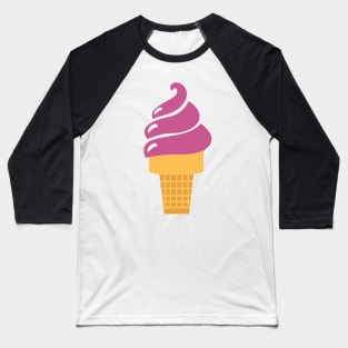 soft serve ice cream cone Baseball T-Shirt